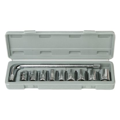 Набор инструмента 10 пред. 1/2" (голов.10-24мм + вороток) CraftRoyal  №66010