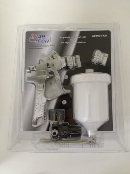 Краскопульт AS-1001 KIT (сопла 1,3 и 1,8 мм) StarTech  в блистере