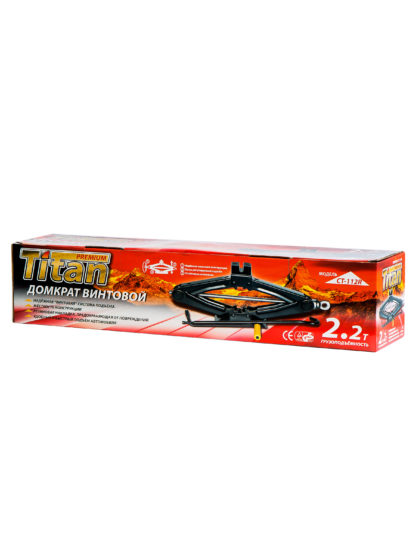 Домкрат ромбический 2,2 тонны Titan (100 - 440 мм)  CT112