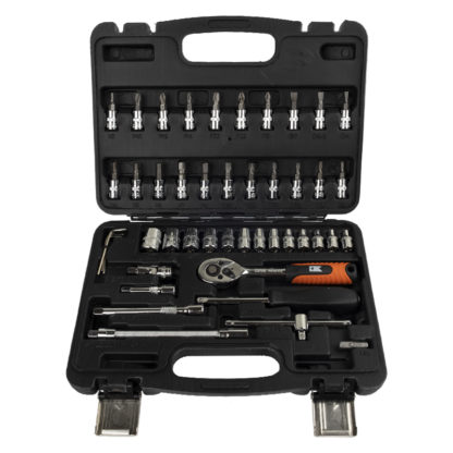 Набор инструмента CraftRoyal 46 предметов 1/4" №66046-1 большой кейс