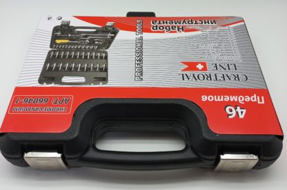Набор инструмента CraftRoyal 46 предметов 1/4" №66046-1 большой кейс