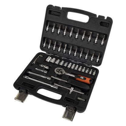 Набор инструмента CraftRoyal 46 предметов 1/4" №66046-1 большой кейс