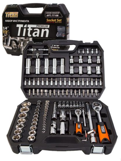Набор инструмента TITAN Premium 108 предметов №77108