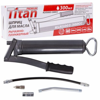 Шприц рычажно-плунж. 300 мл Титан KRL5003